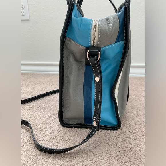 Balenciaga Bazar Convertible Tote Striped Leather Small - Picture 5 of 12